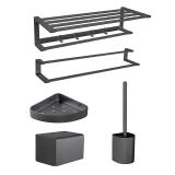 Bộ phụ kiện treo tường 5 món Heggi HMP838K05-SN 1