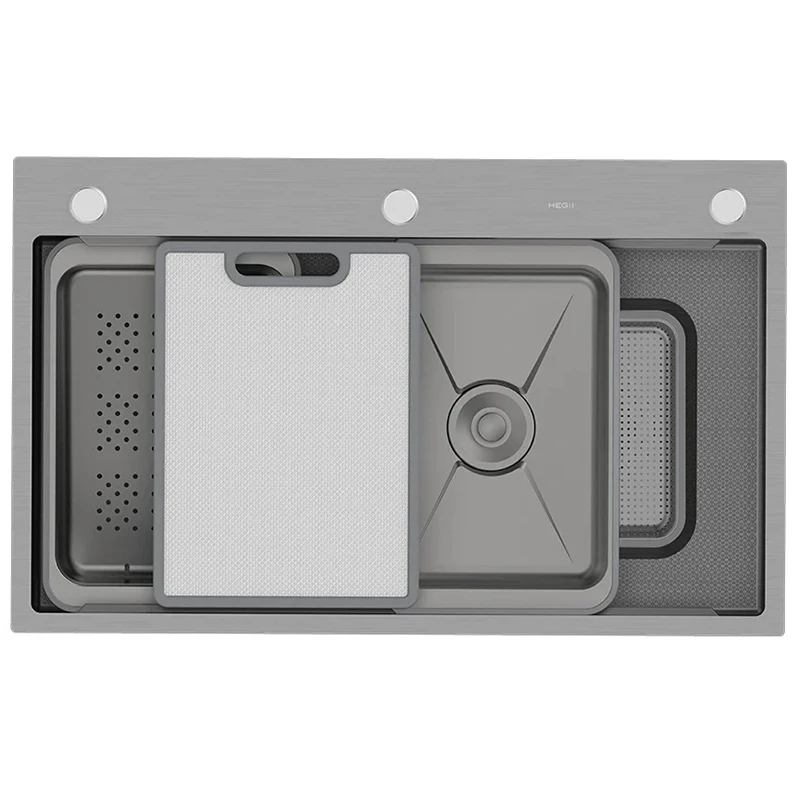 Ảnh Chậu rửa bát Hegii LMB121C-078-SN 1