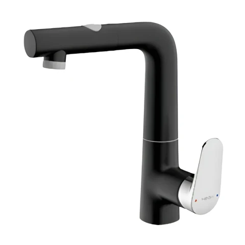 Ảnh Vòi chậu dây rút Hegii HMF119-115B-BC 1