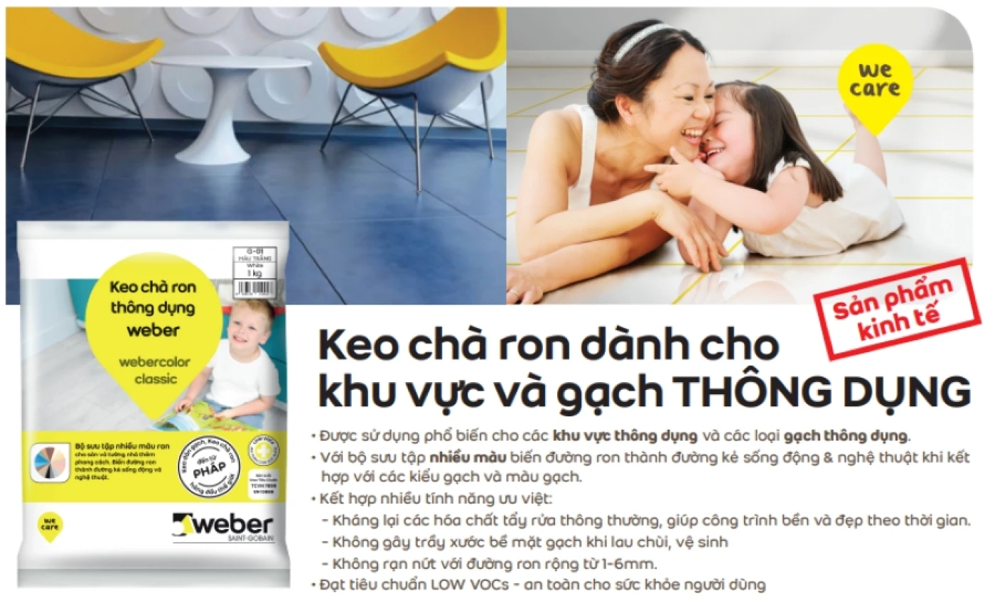 keo chit mach WEBER COLOR CLASSIC