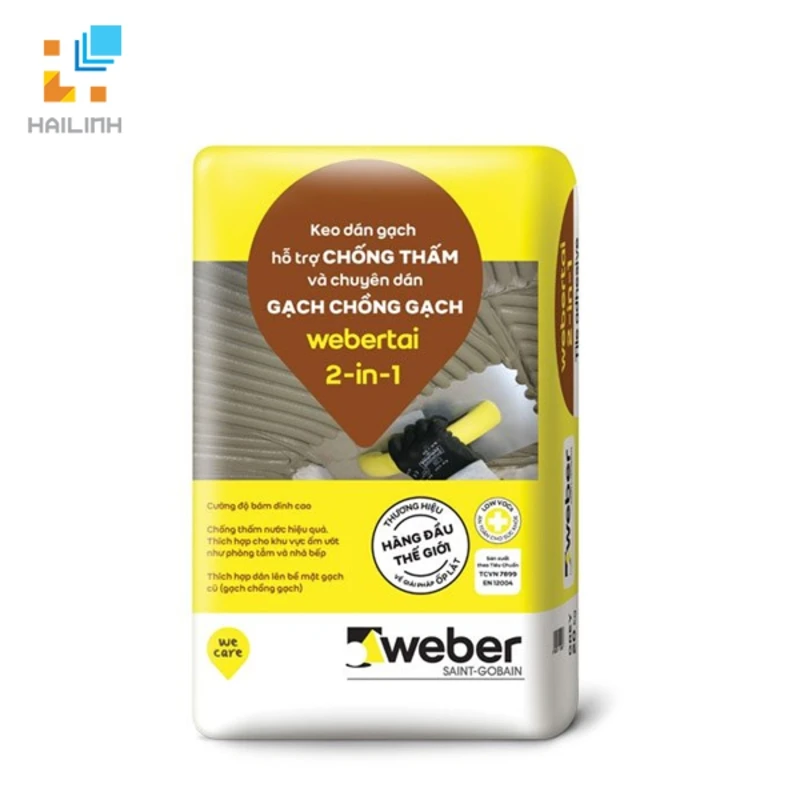 Ảnh Keo dán gạch Weber.tai 2 in 1 cao cấp 1