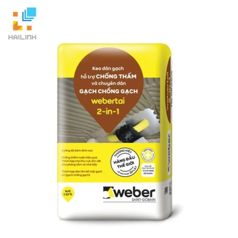 Ảnh Keo dán gạch Weber.tai 2 in 1 cao cấp 1