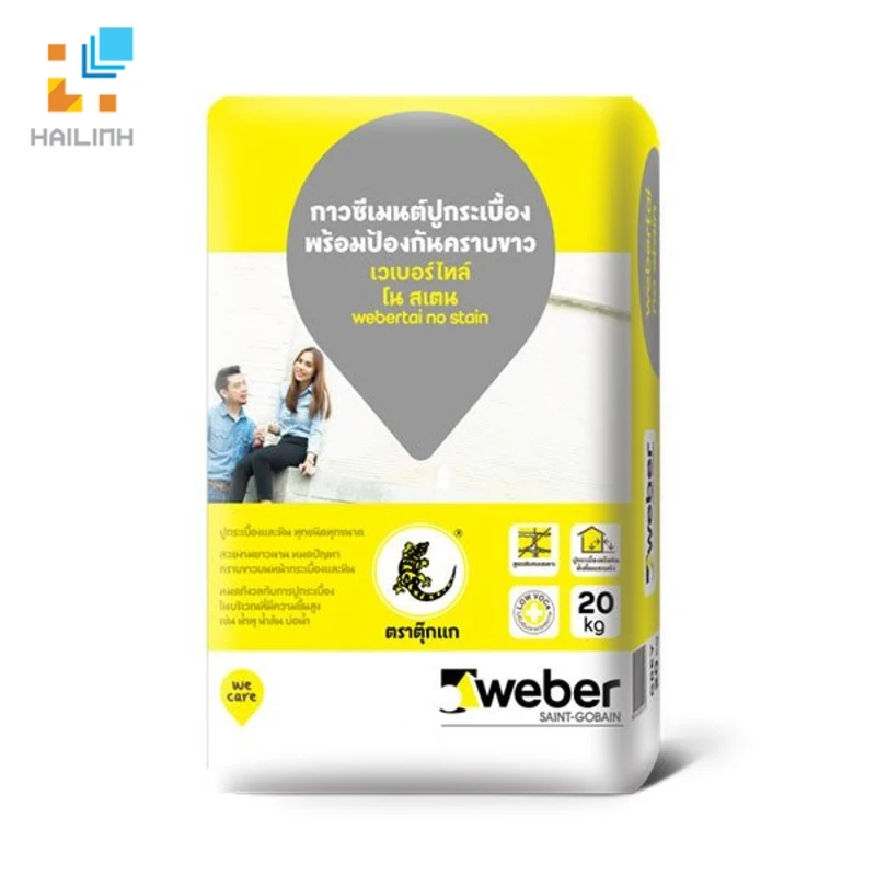 Ảnh Keo dán gạch Weber.tai NO STAIN 1