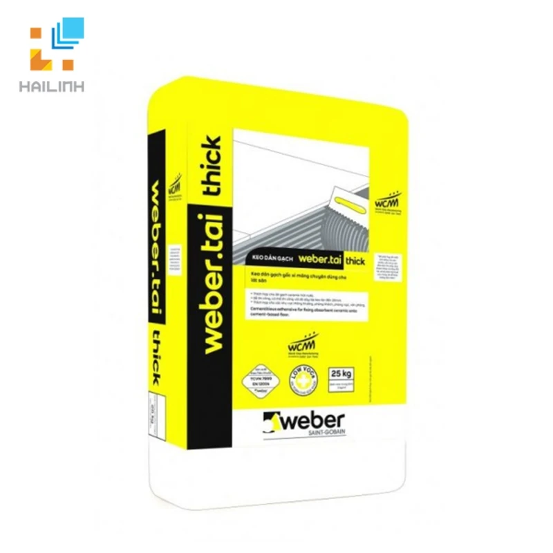 Ảnh Keo dán gạch Weber.tai Thick 1