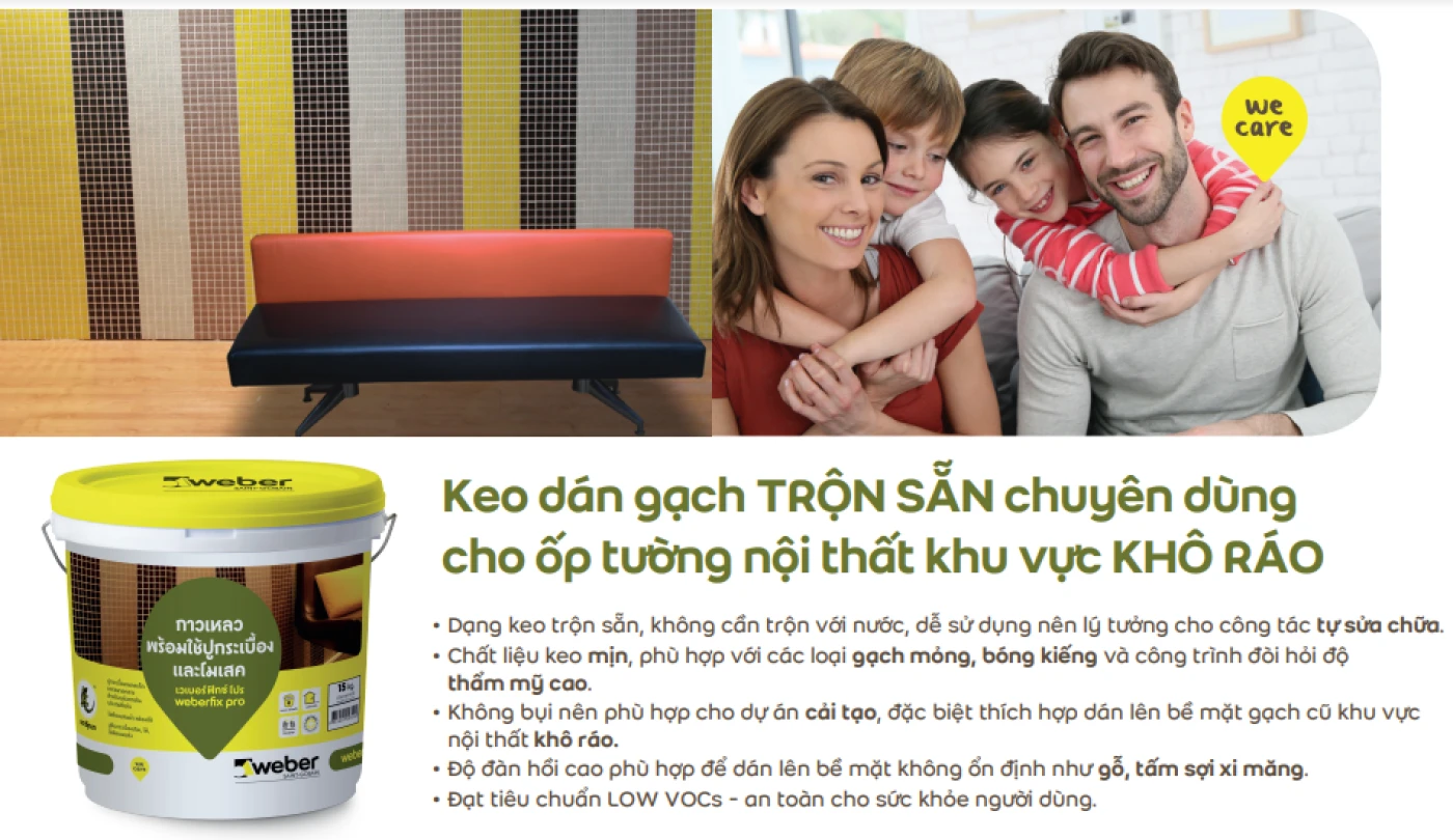 keo dan gach Weber.fix PRO