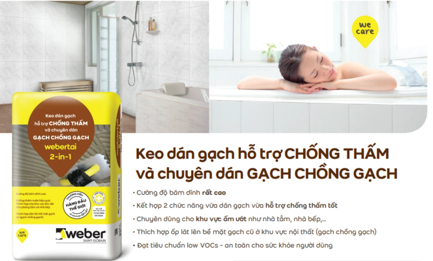 keo dan gach WEBER.TAI 2 IN 1