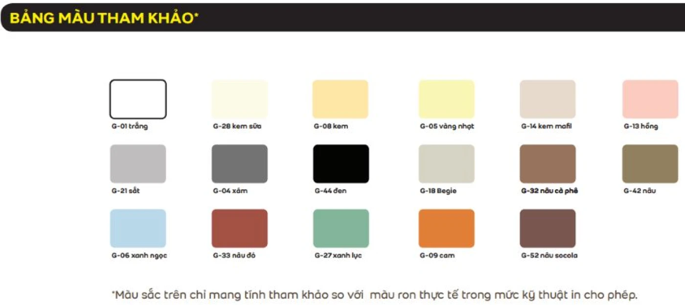 mau keo WEBER COLOR CLASSIC