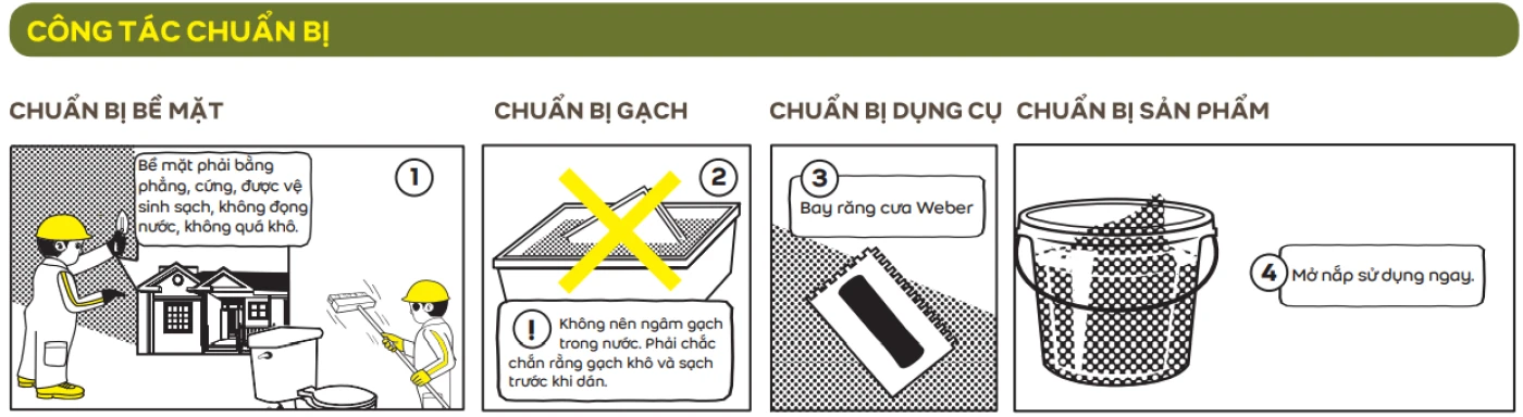 thi cong keo dan gach Weber.fix pro