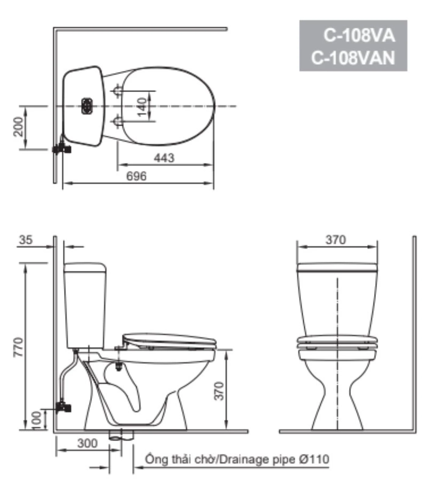 ban ve bon cau 2 khoi inax c 108va