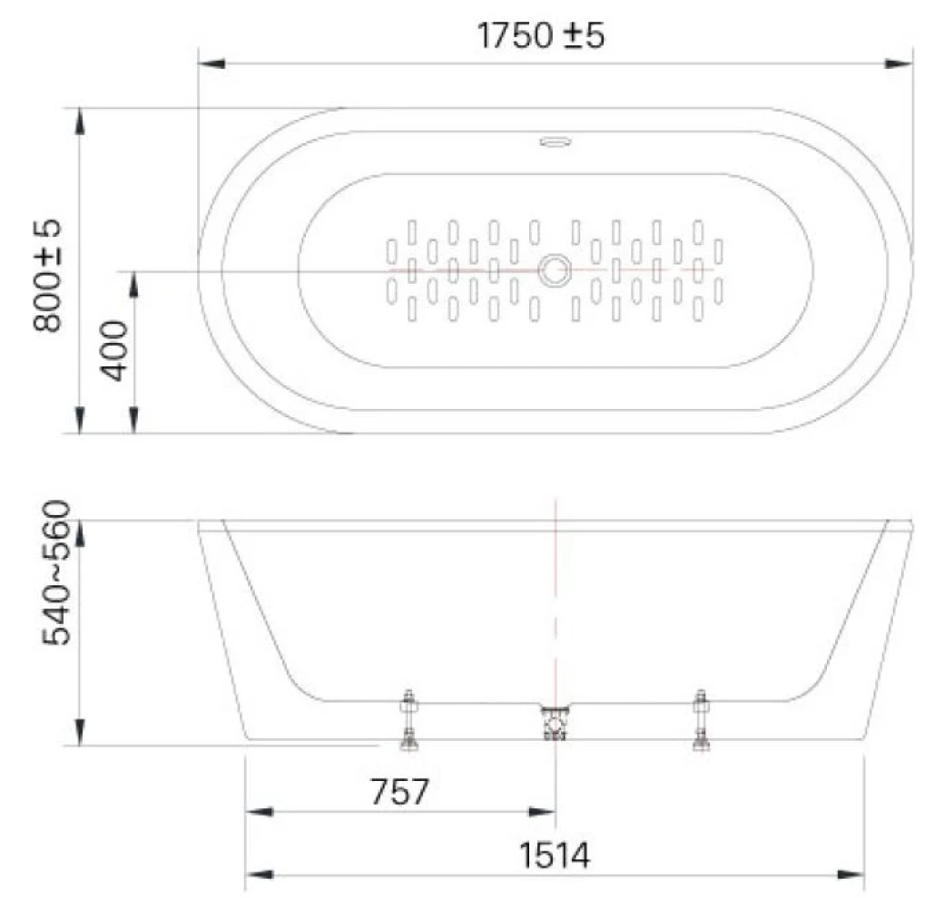Bản vẽ kỹ thuật bồn tắm inax bf 1757