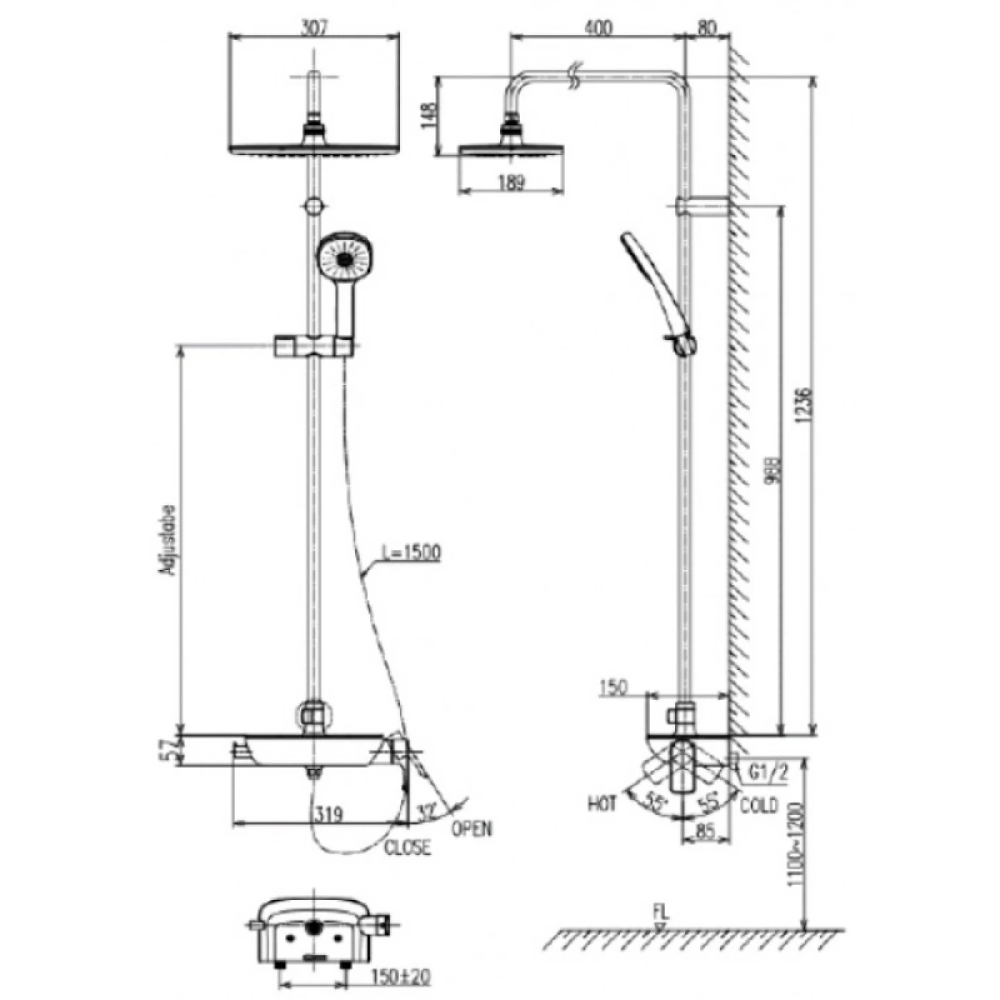 ban ve inax BFV 615S 8C