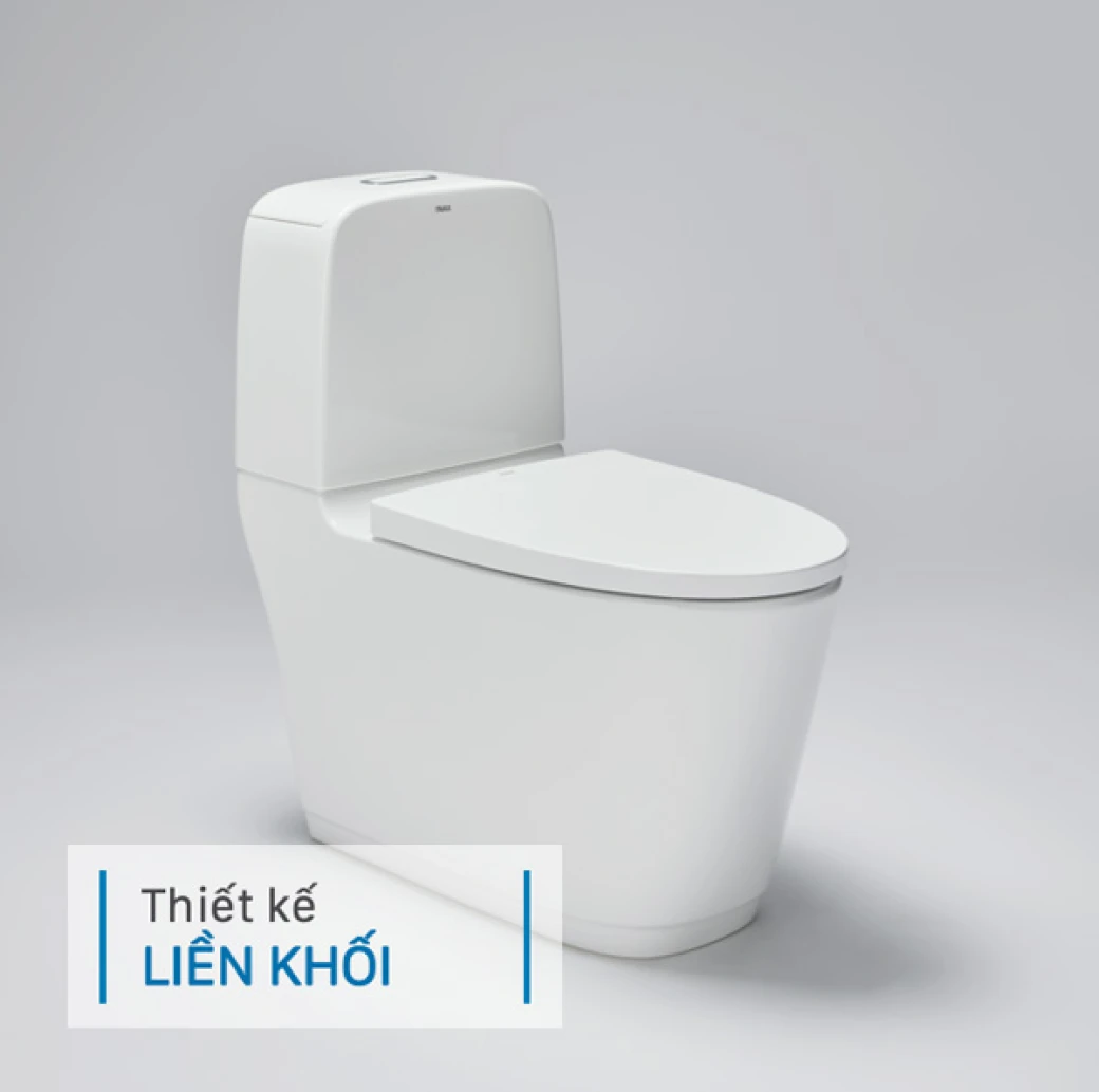 Bon cau 2 khoi inax AC-832VN thiet ke lien khoi