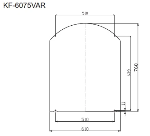 gương Inax KF-6075VAR