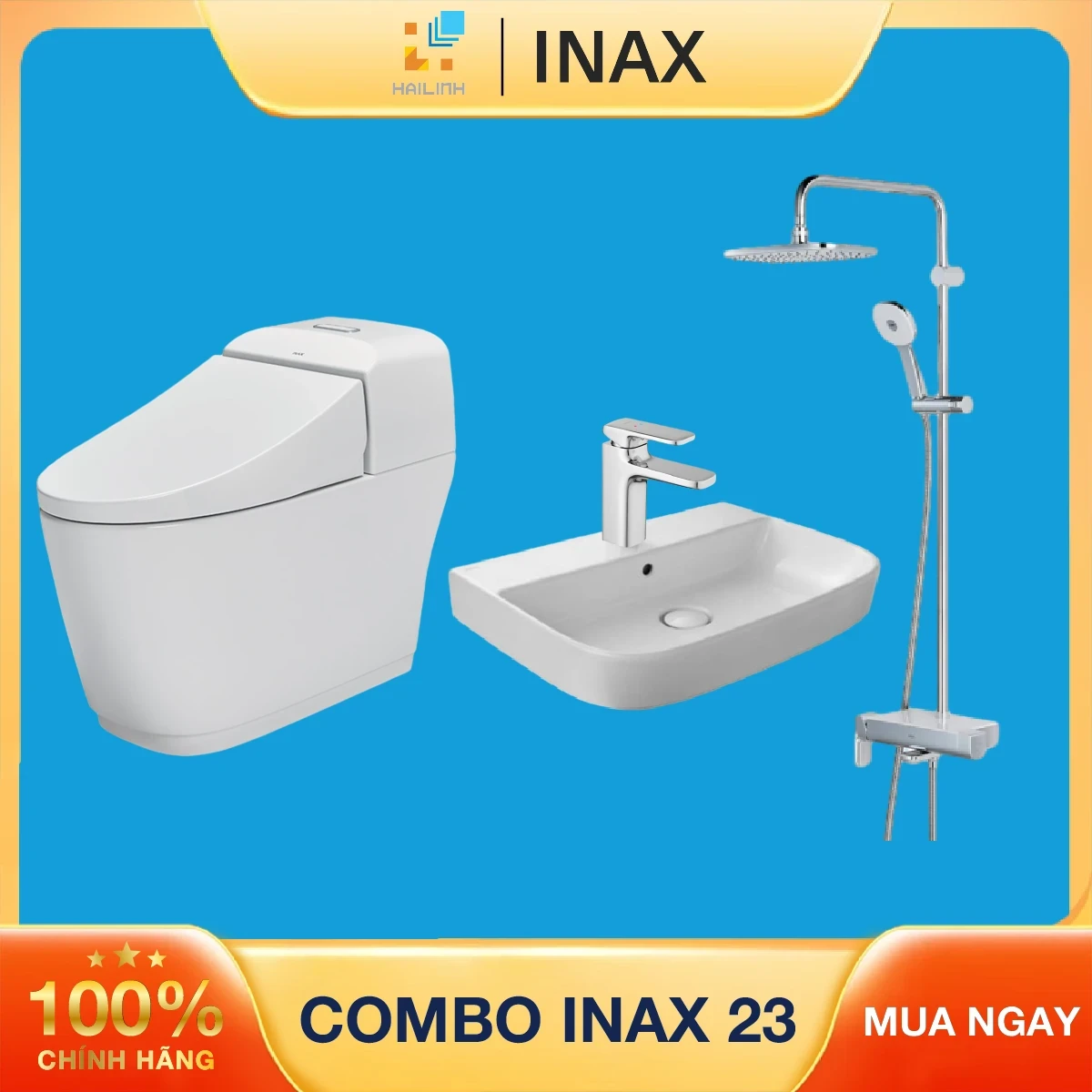 Combo thiết bị vệ sinh Inax 23