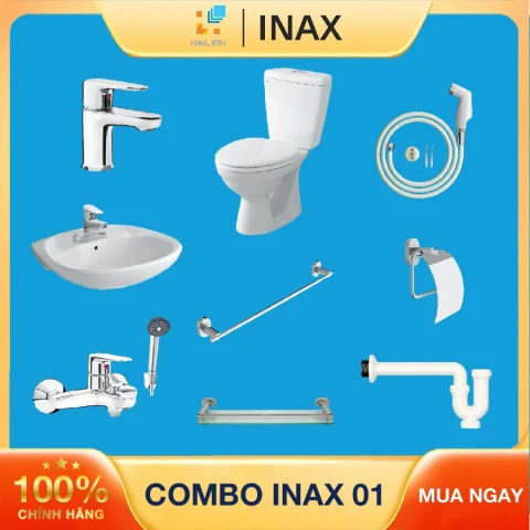 Ảnh Combo thiết bị vệ sinh Inax + Belli số 1 1