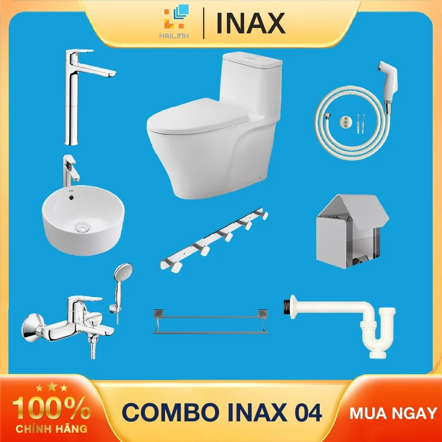 Combo thiết bị vệ sinh Inax + Belli số 4