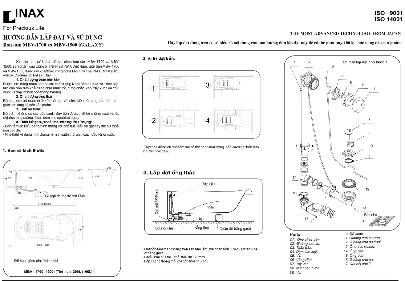 huong dan lap dat su dung bon tam inax mbf 1500 1700