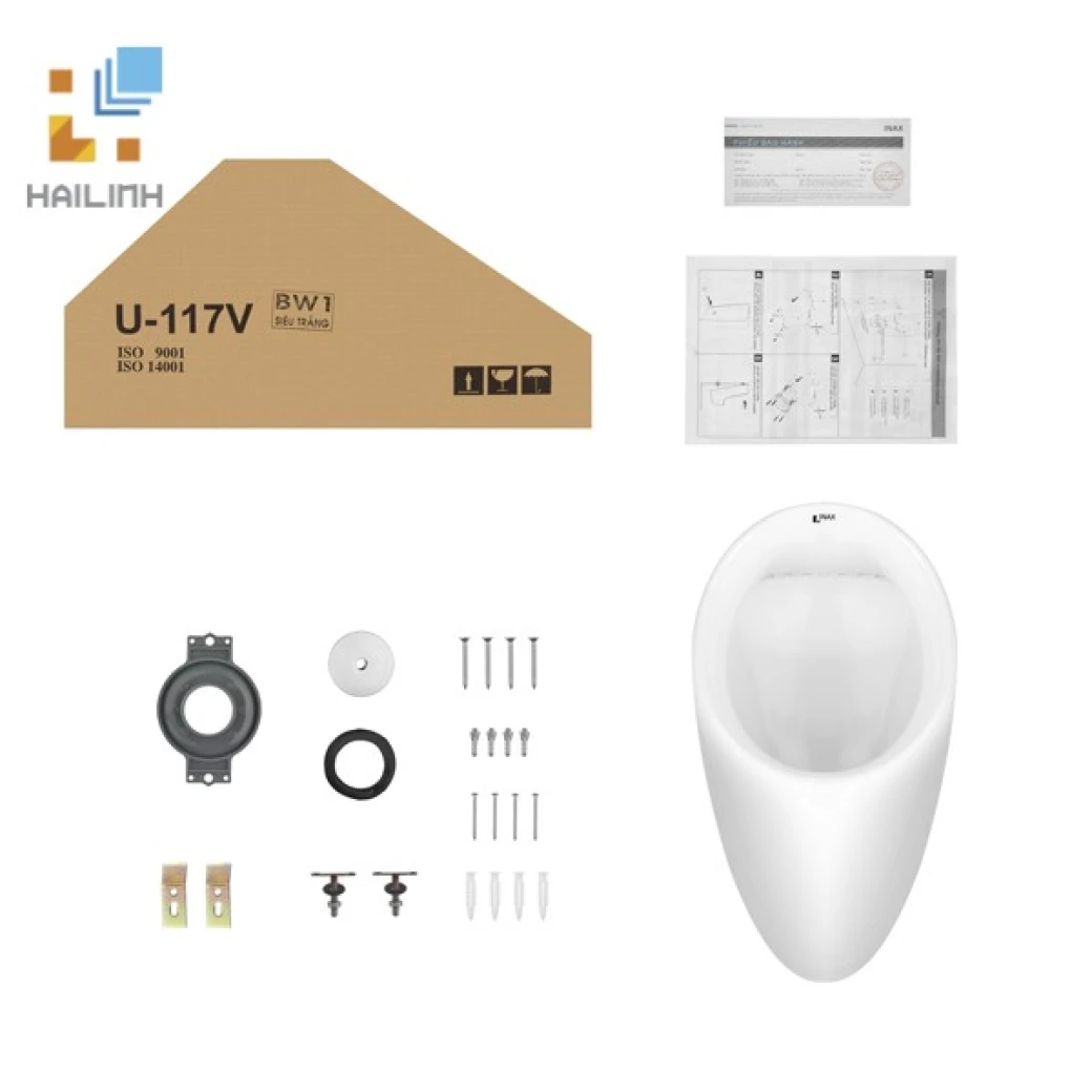 Ban ve ky thuat Bon tieu nam Inax U-117V