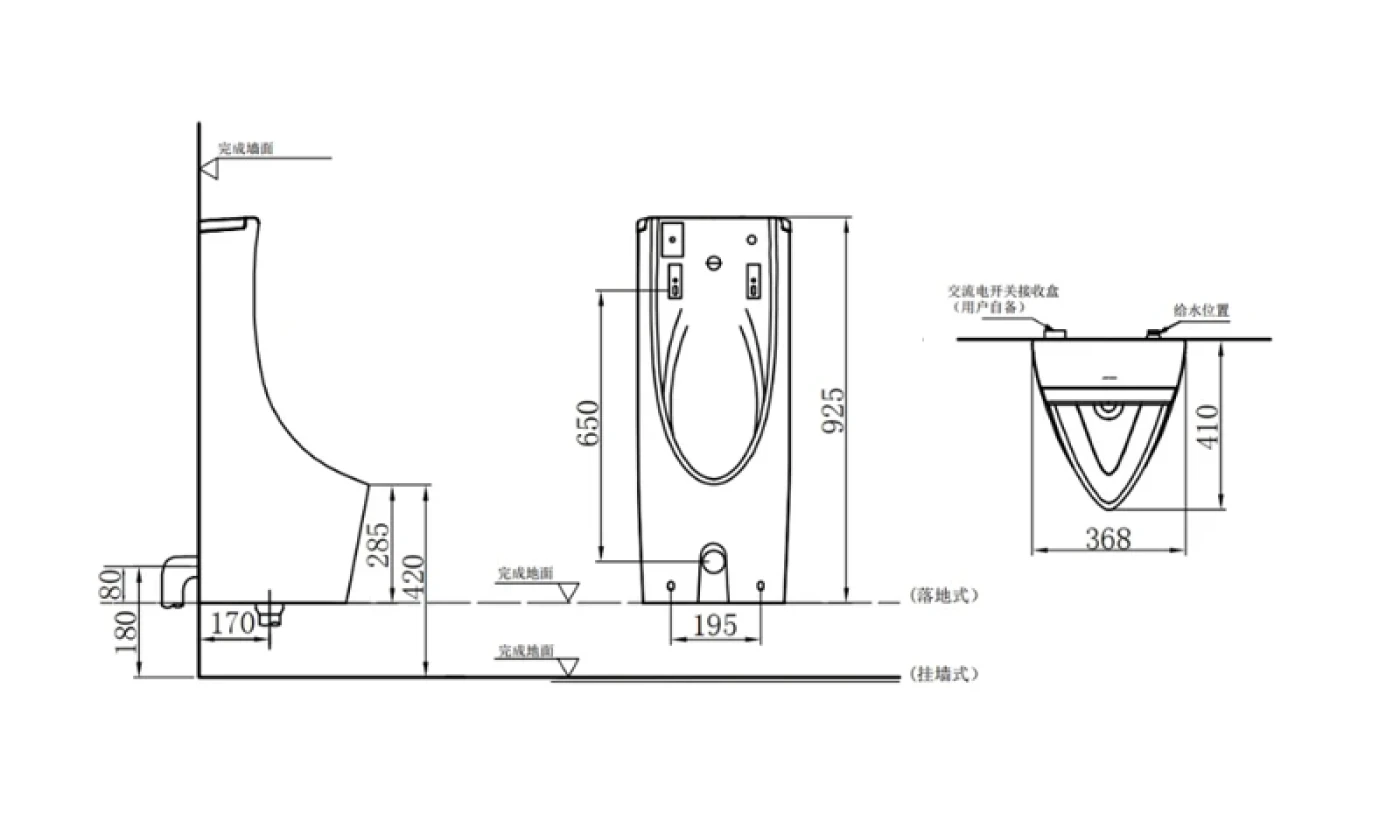 ban ve ky thuat bon tieu jomoo j13050 1d 31z i011
