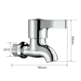 Vòi lạnh gắn tường JOMOO 7116-183/1C-I011 2