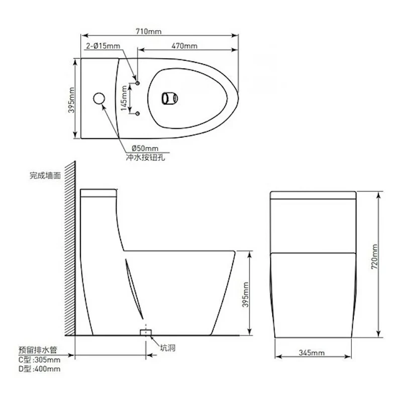 Ảnh Bồn cầu 1 khối Moen SW3182C1 2