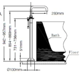 Sen tắm gắn bồn Moen 7040MCLK 2