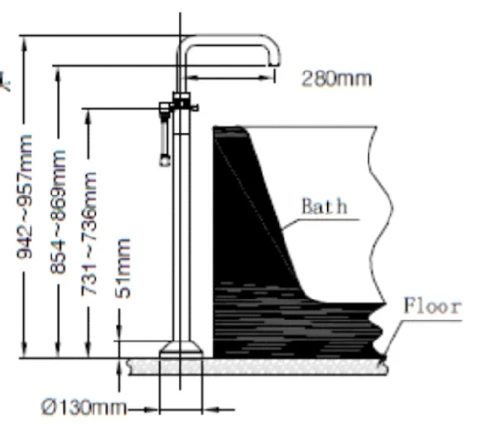 Ảnh Sen tắm gắn bồn Moen 7040MCLK 2
