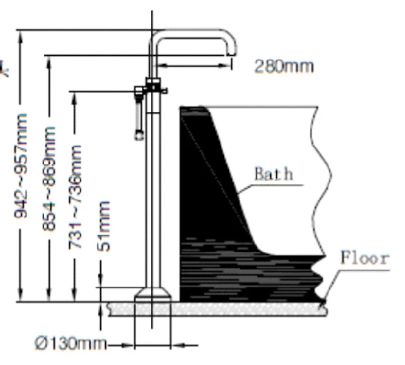 Ảnh Sen tắm gắn bồn Moen 7040MCLK 2