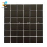 Gạch Mosaic HLMST330384 gốm trơn màu đen 1