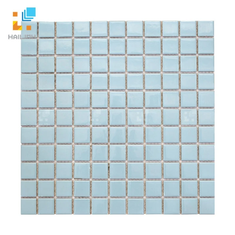 Ảnh Gạch Mosaic HLMST330356 màu xanh ngọc 1