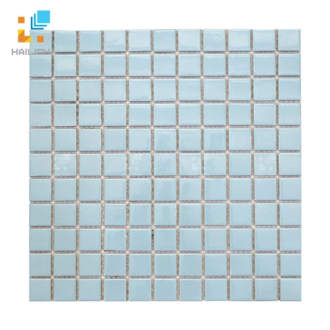 Ảnh Gạch Mosaic HLMST330356 màu xanh ngọc 1