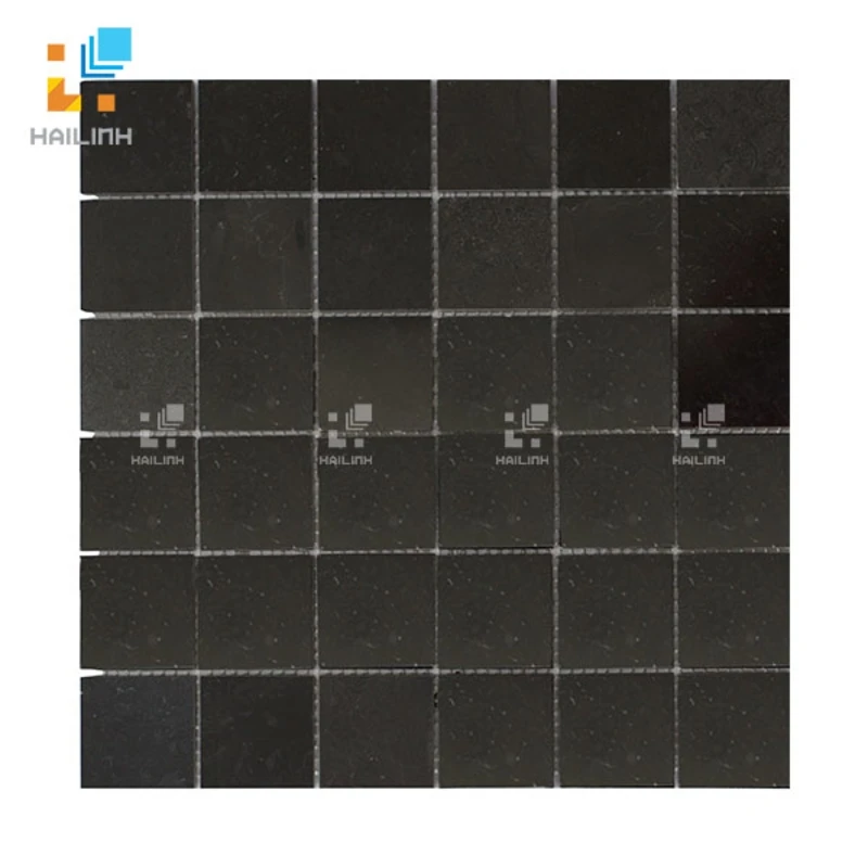 Ảnh Gạch Mosaic men đá đen HLMST330301 1