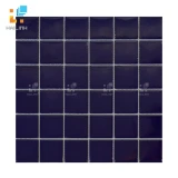 Gạch Mosaic HLMST330386 gốm trơn màu xanh đậm 1