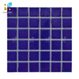 Gạch Mosaic HLMST330387 gốm trơn màu xanh 1
