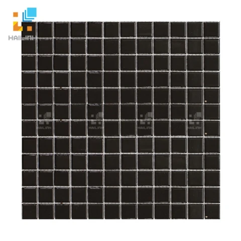 Ảnh Gạch Mosaic HLMST330370 màu đen 1
