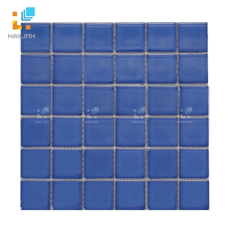 Gạch Mosaic HLMST330376 màu xanh