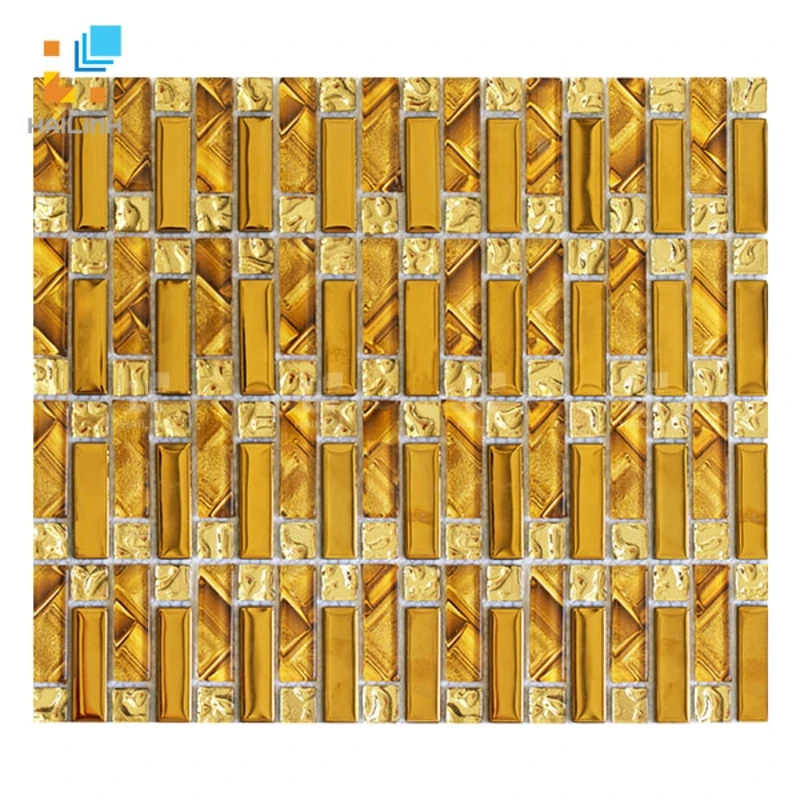 Gạch Mosaic HLMST330406 màu vàng