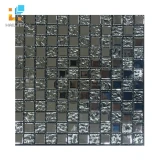 Gạch Mosaic thủy tinh mạ kim loại HLMST330408 1
