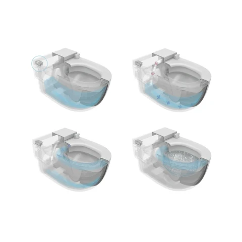 Ảnh Bồn cầu âm tường Roca A893301000 2