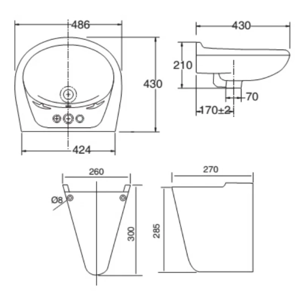 thong so ky thuat Chau rua Viglacera VTL3+VI5