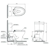 Bồn cầu điện tử TOTO CS769DRW18 2