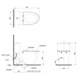 Bồn cầu 1 khối TOTO MS857DT2 2