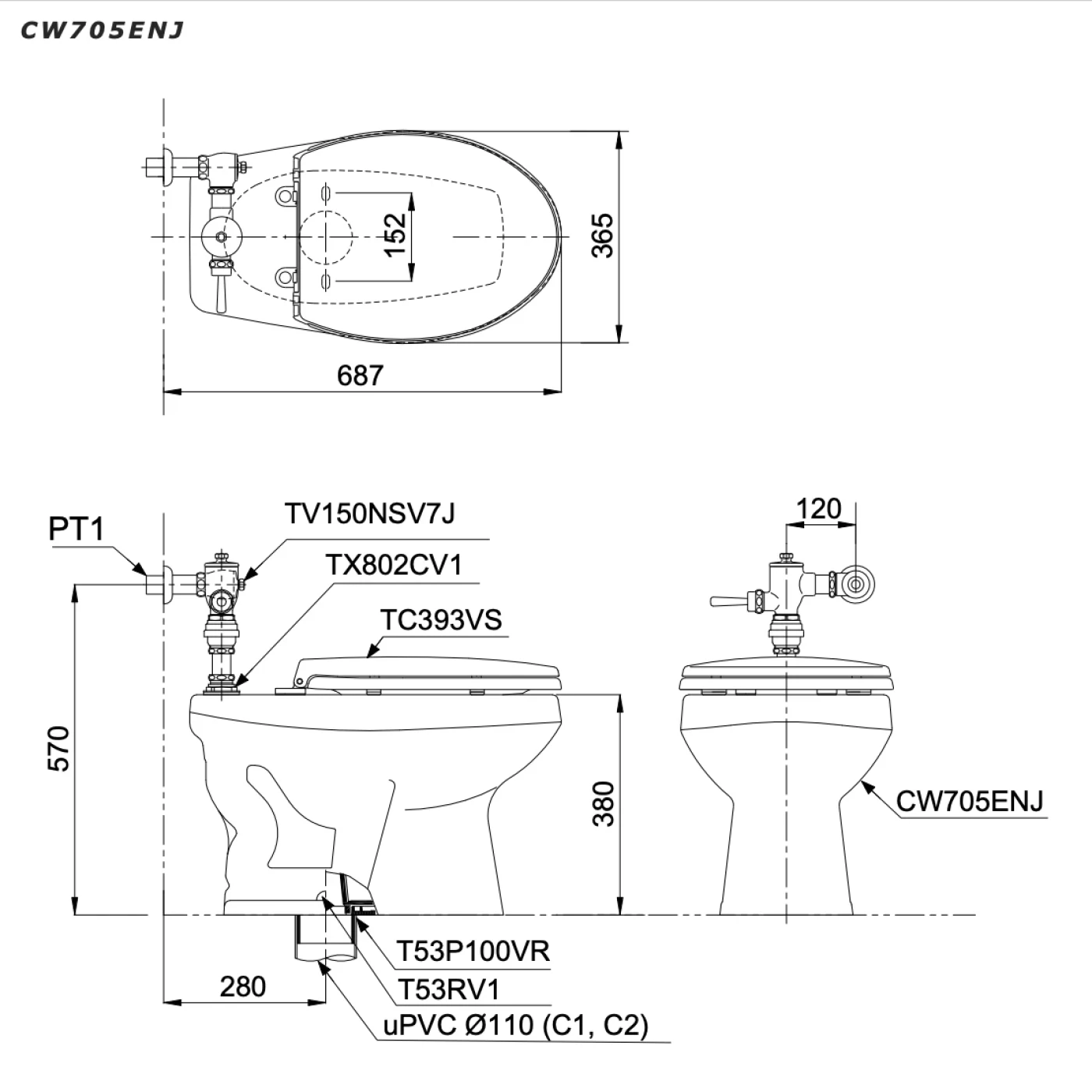 ban ve ky thuat bon cau cw705enj