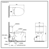 Bồn cầu 2 khối TOTO CS302DT3 2