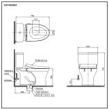 Bồn cầu 2 khối TOTO CS735DE4 4