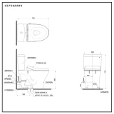 Bồn cầu 2 khối TOTO CS769DRE4 4