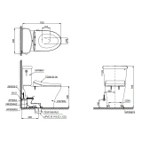 Bồn cầu 2 khối TOTO CS986GE4 4