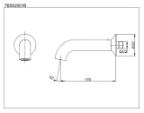 Vòi xả bồn LN TOTO TBS02001B 2