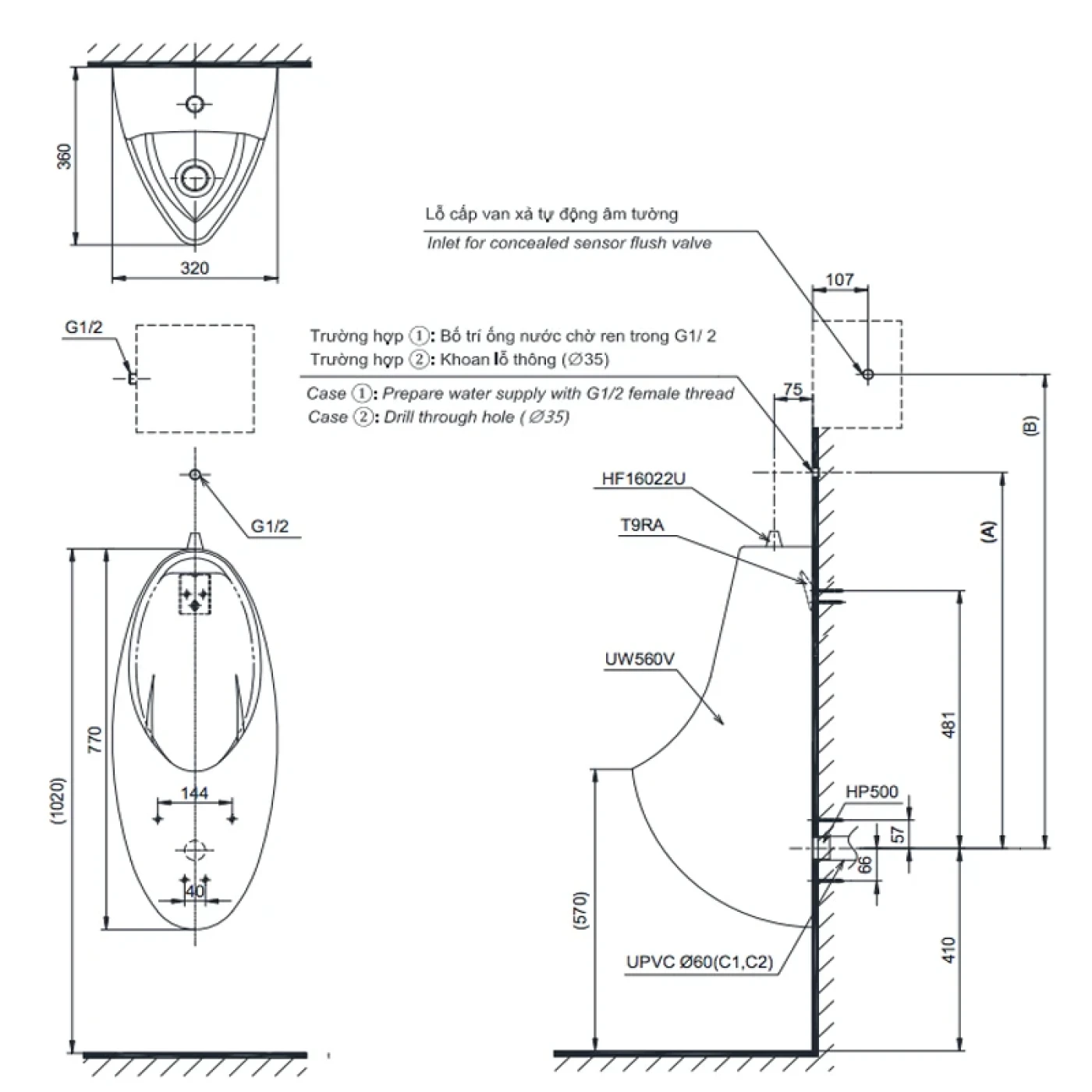 ban ve ky thuat toto ut560t