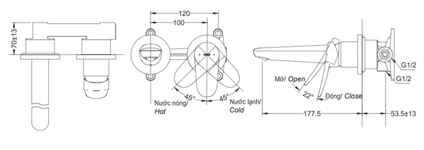 ban ve ky thuat voi chau toto tls04308b